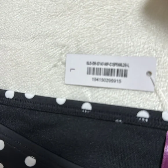 NWT Adore me black with dots Swim bottom Large - Picture 5 of 5